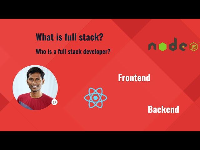 What is Full stack explained | Full-stack developer | Frontend & Backend | DevDotIn