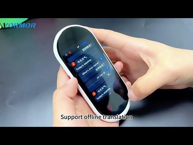 VORMOR A10 Smart Voice Translator with Chatgpt