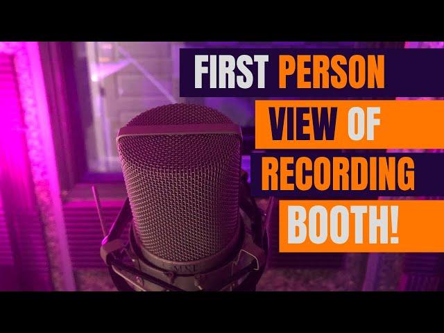 FIRST PERSON VIEW OF RECORDING BOOTH | THE HOUSE | WESTHETECH PRODUCTIONS