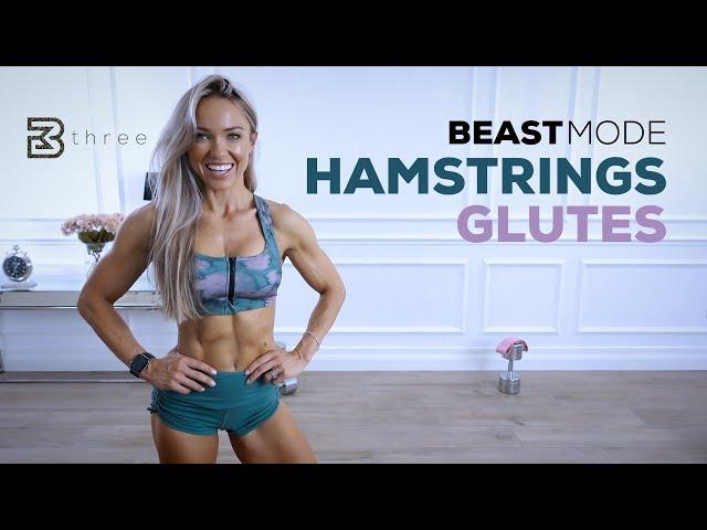 BEASTMODE HAMSTRINGS AND GLUTES - Intense Lower Body Workout | Day 3