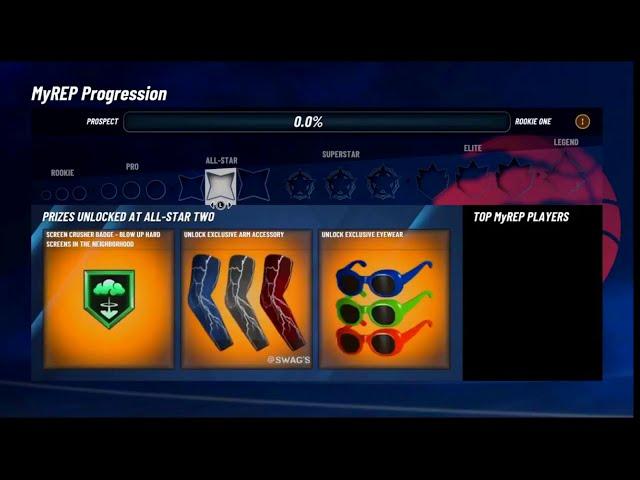 NBA 2K21 REP SYSTEM (HOVERBOARDS AT ALL STAR1)CLOUT GOGGLES & MORE