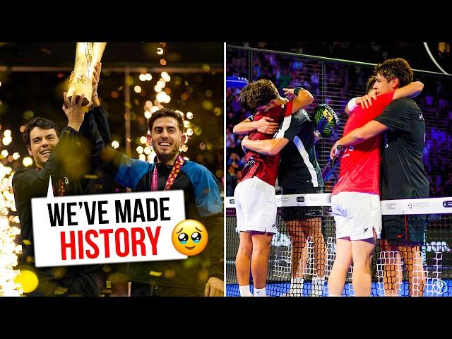 HISTORIC WIN vs TAPIA - COELLO (VLOG PREMIER PADEL FINALS) - the4Set