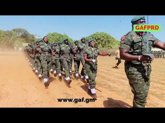 A SPECTACULAR DRILL PERFOMANCE OF THE Gambia Armed Forces 2022 INTER-BATTALION DRILL COMPETITION