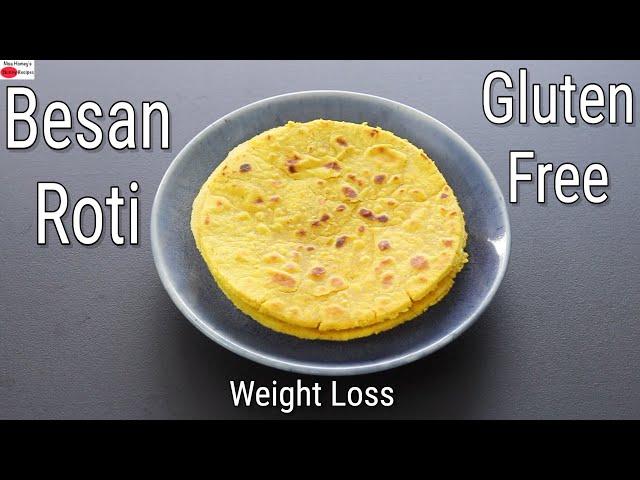 High Protein Besan Roti For Weight Loss - Thyroid/PCOS Diet Recipes To Lose Weight | Skinny Recipes