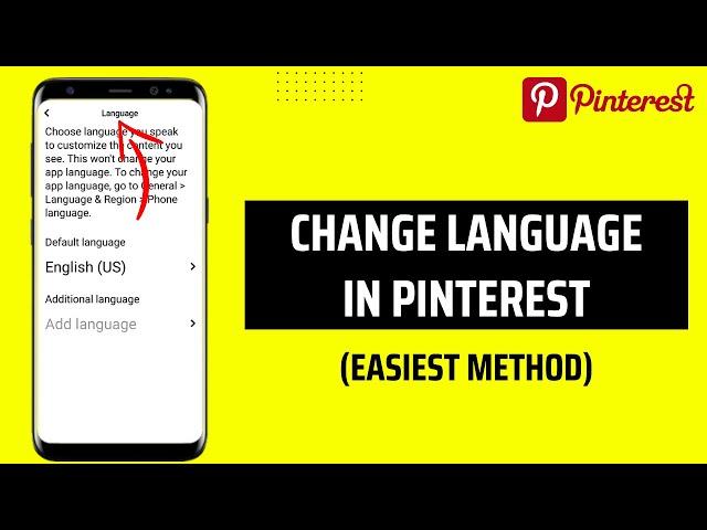 How to Change Language in Pinterest