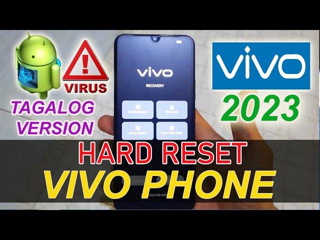 PAANO HARD RESET ANG VIVO PHONE | ALL VIVO HARD RESET | TAGALOG TIPS 2023