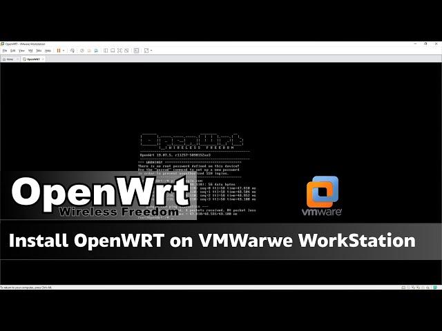 OpenWRT - VMWare Installation