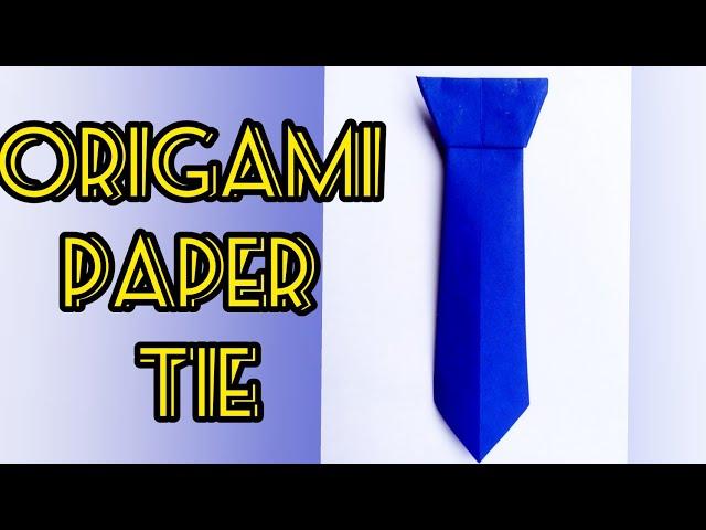 How To Make Paper Tie || Origami Tie || Sn'P Creation