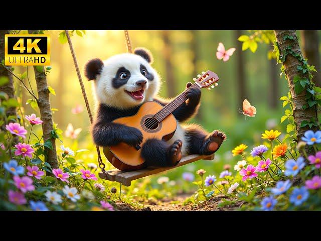 Wild Animals Nature 4K UHD | Explore Nature with Cute Wild Animal Films And RELAXING MUSIC