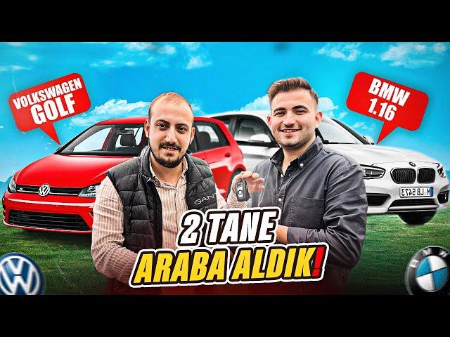 2 TANE ARABA ALDIK !  GOLF VE BMW 1.16