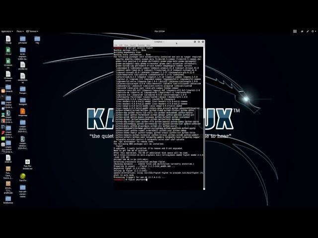 Kali Linux Terminal Text Ascii Art