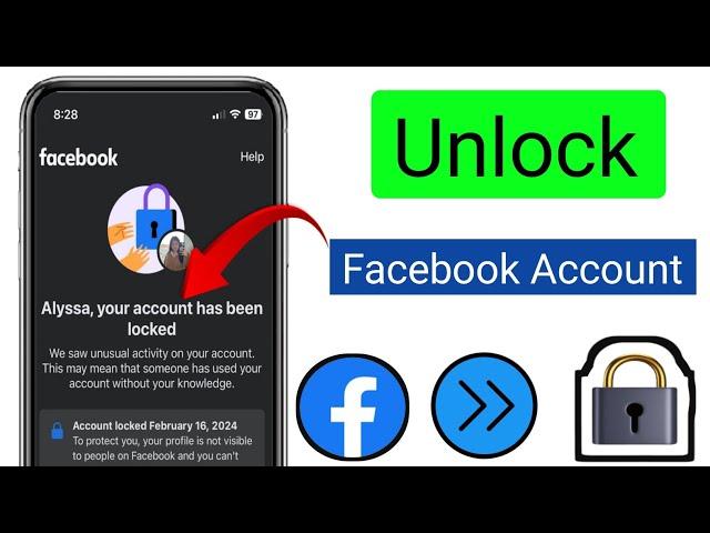 How to unlock Facebook Account (2024)Fix your Account Has been locked Facebook