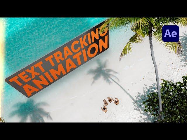 Viral TEXT TRACKING ANIMATION in 5 MINUTES - After Effects Tutorial