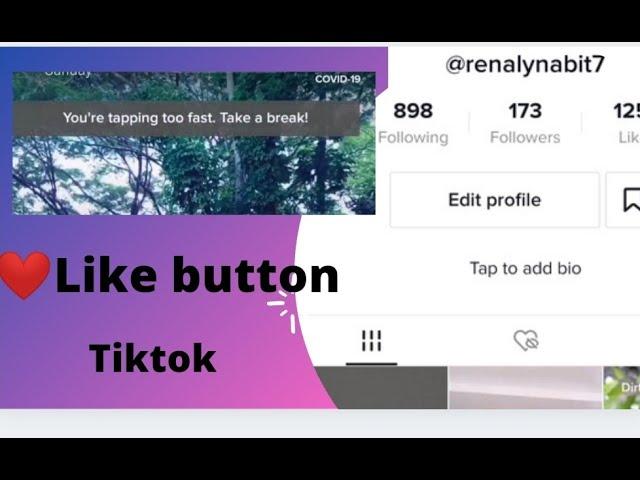 Your tapping too fast. Take a break. Tiktok like  or heart issues?