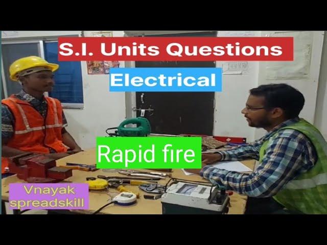 S.I. Unit Questions //Electrical Interview Question Answer // ITI Question // MCQ