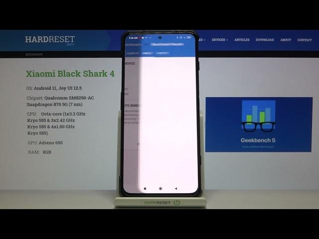 Xiaomi Black Shark 4 Geekbench 5 GPU Vulkan Performance Checkup