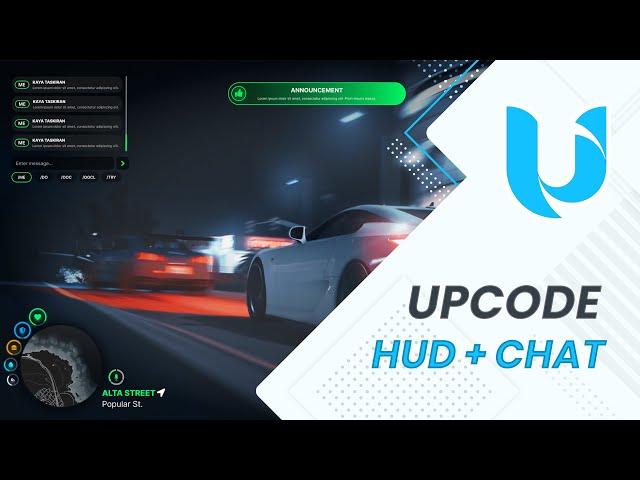 HUD + CHAT for Fivem | Advanced HUD Script [ESX & QBCore]