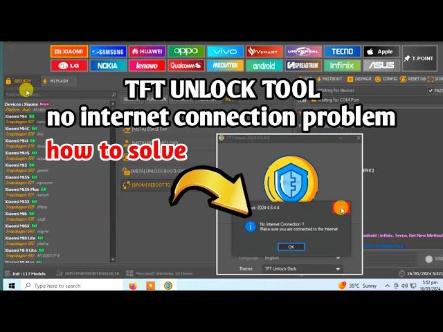 Tft unlock tool no internet connection problem 2024 | tft unlocker tool free 2024