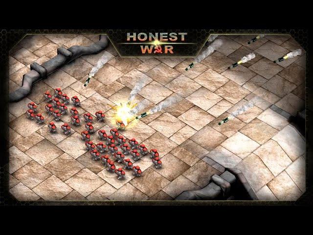 Honest War - 3D стратегия (RTS) БОЙ - 40 Миротворцев VS 10 Наташ