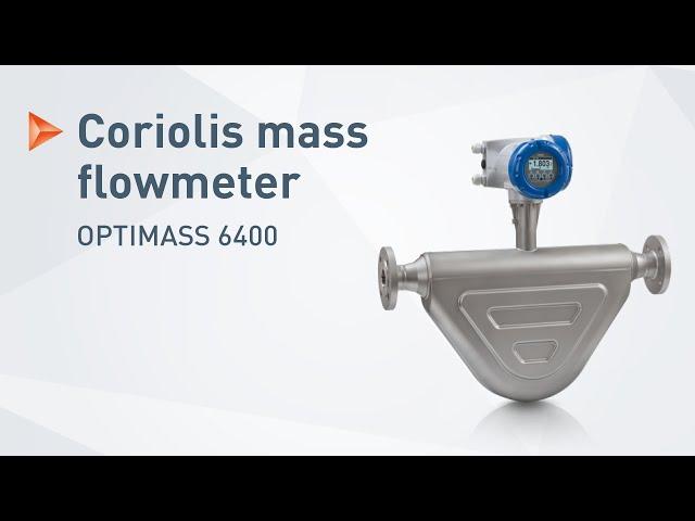 OPTIMASS 6400 – Coriolis mass flowmeter for the process industry | KROHNE