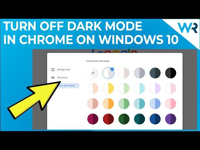 How to Turn Off Dark Mode in Chrome on Windows 10
