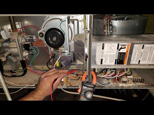 Furnace Troubleshooting Step by Step with Multi Meter.