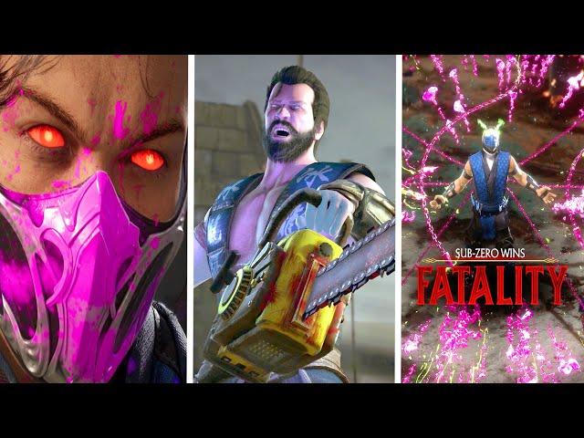 Mortal Kombat Sub-Zero Performs All Guest Fatalities