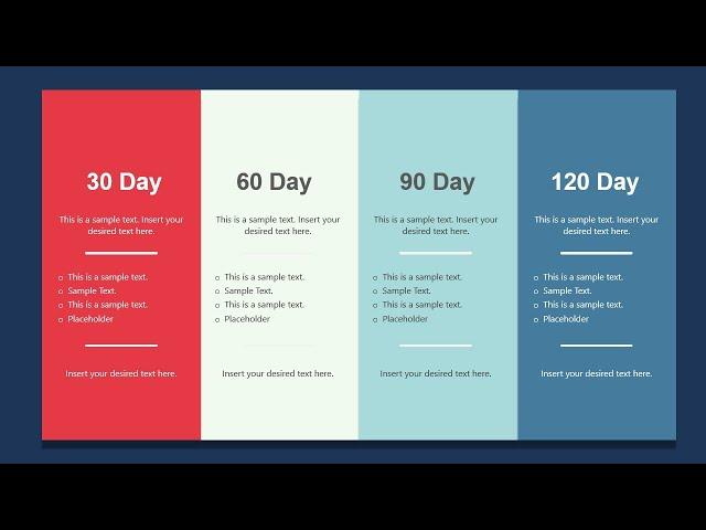 How to create a 30 60 90 Day Plan? | Animated 30 60 90 Day Plan Example | SlideUpLift