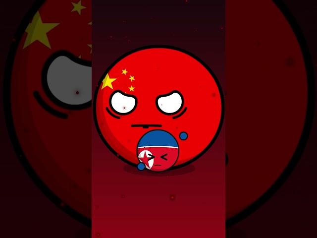 China Will Always Help Korea #countryballs