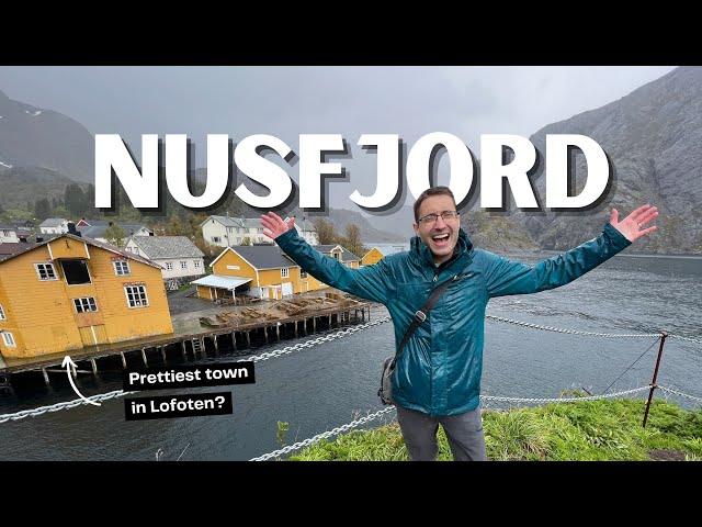 Van Life Norway: Road to NUSFJORD (Prettiest town in LOFOTEN) + SWIM IN THE ARCTIC at LOFOTEN SAUNA