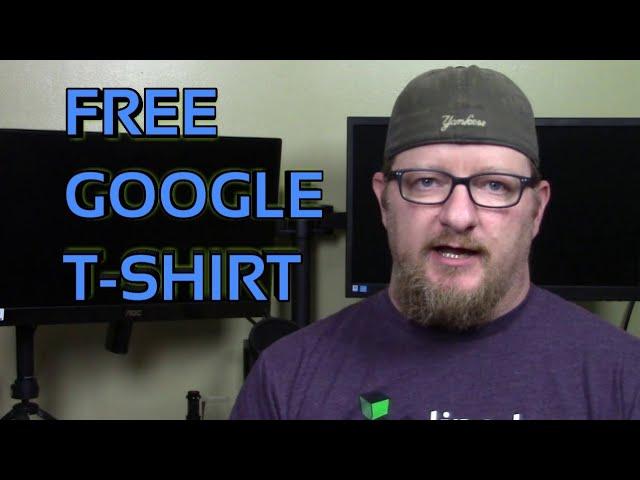 Google Assistant T Shirt UnBoxing - Free T-Shirt