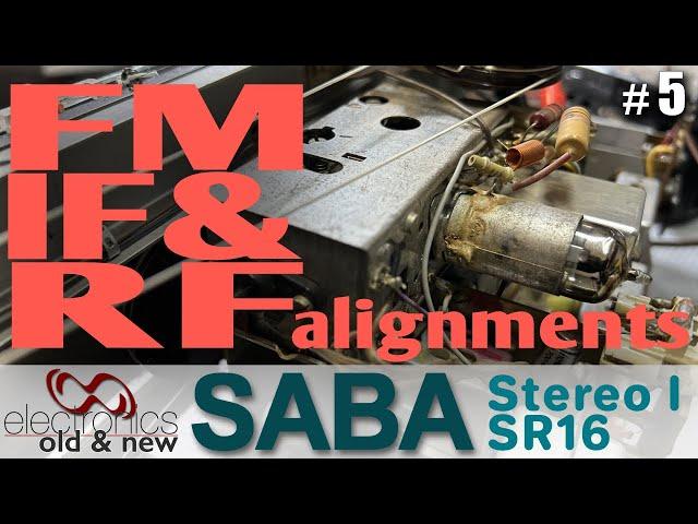 Tedious but Fruitful FM Alignments. SABA Stereo I - restoration part 5