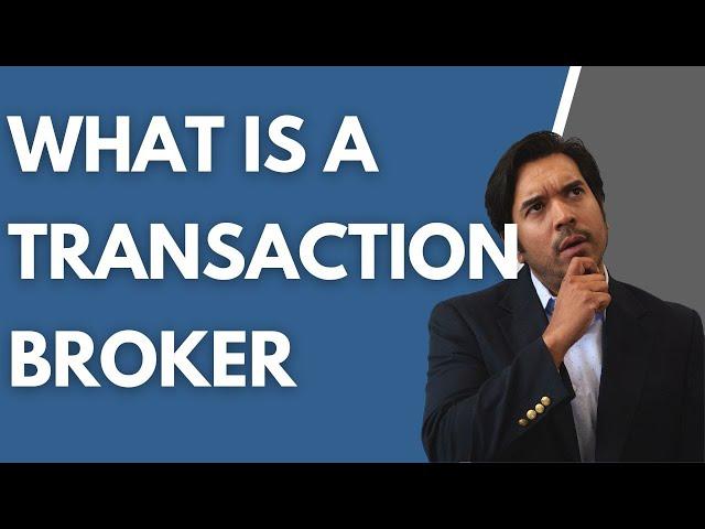 What is a transaction broker in real estate? #realestate #realtor #realestatebroker