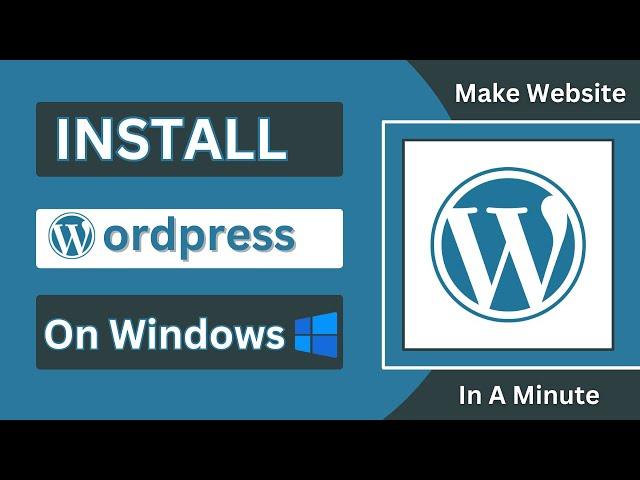 Install Wordpress on Windows using MAMP | Make website using Wordpress in a minute