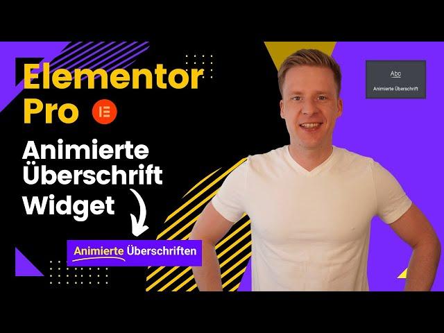 Animated Headline Elementor Pro | WordPress Anleitung Deutsch