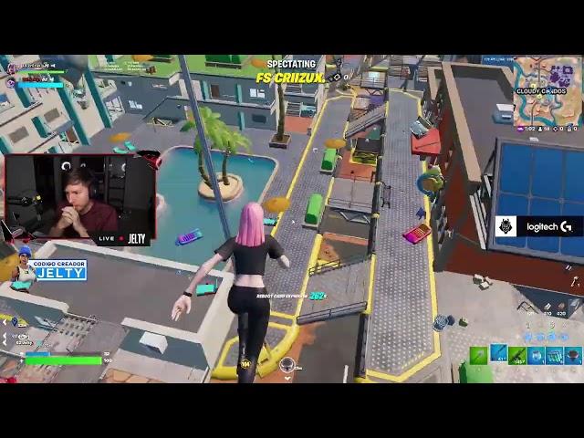 JELTY vs BUGHA se encuentran en ELITE CUP Fortnite