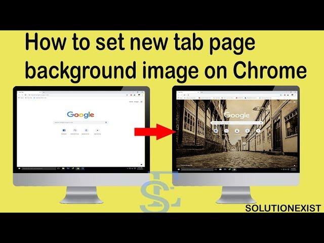 How to set Background Image on Google Chrome
