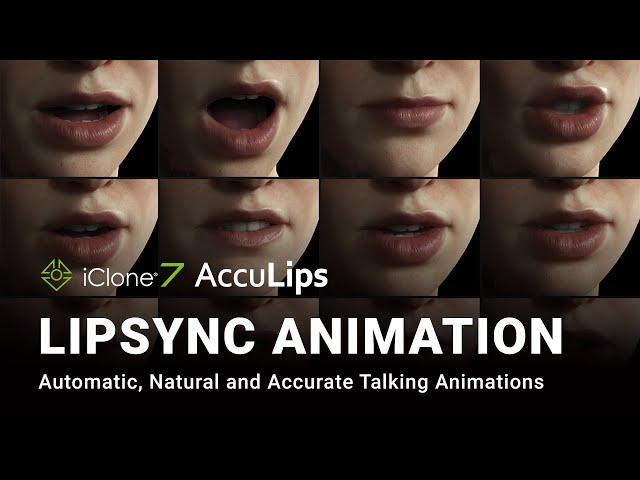 Create Accurate, Natural, and Smooth Lipsync Animations with AccuLips | iClone