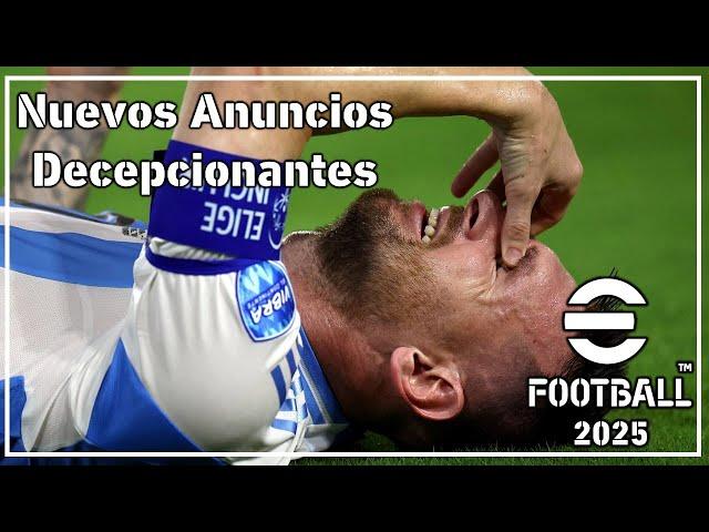 eFootball 2025 Nuevos Anuncios Decepcionantes