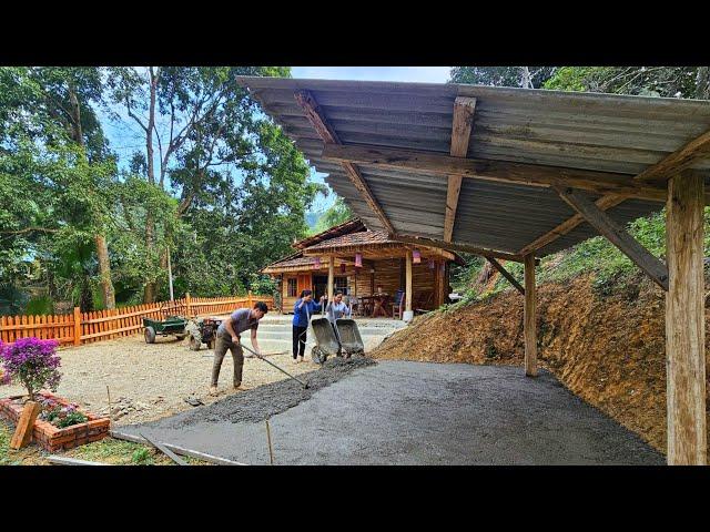 KONG, NHAT & DAN quickly completed the garage before the new year