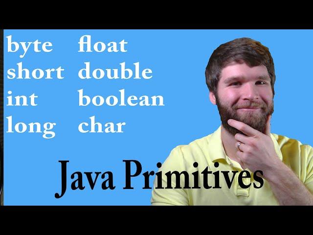 Introduction to Primitive Data Types - Java Programming