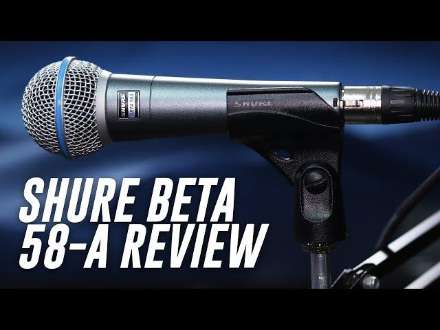 Shure Beta 58A Dynamic Mic Review / Test