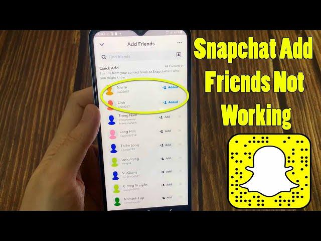 Fix Snapchat Add Friends Not Working in 2022