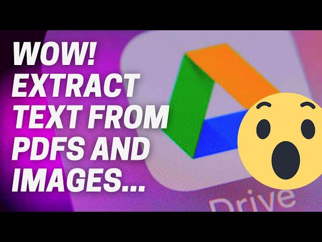 Google Drive - Extract Text from Image and PDF - Convert PDF to Word | Mauricio Aizawa