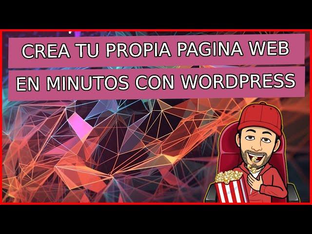 ️ Crear tu propia pagina web, paso a paso y en minutos, wordpress 3, tutorial español.