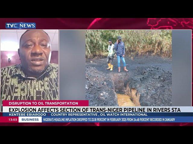 Explosion Affects a Section of the Rivers State Trans-Niger Pipeline