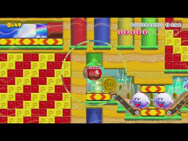 超爽快コース誰でも簡単に作れる超爽快コース by NEWみなぴー  Super Mario Maker 2 #ajb