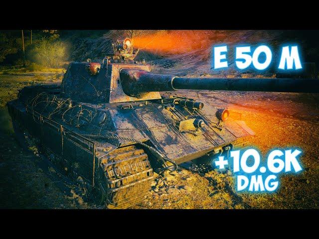 E 50 M - 7 Frags 10.6K Damage - Peaky Visor! - World Of Tanks