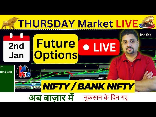 2nd Jan :  Live Intraday trading | today option trading , all strategy in options trading ,