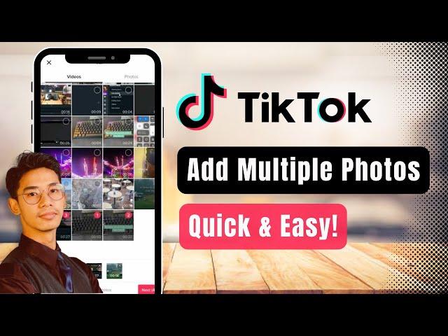 How to Add Multiple Photos on TikTok !